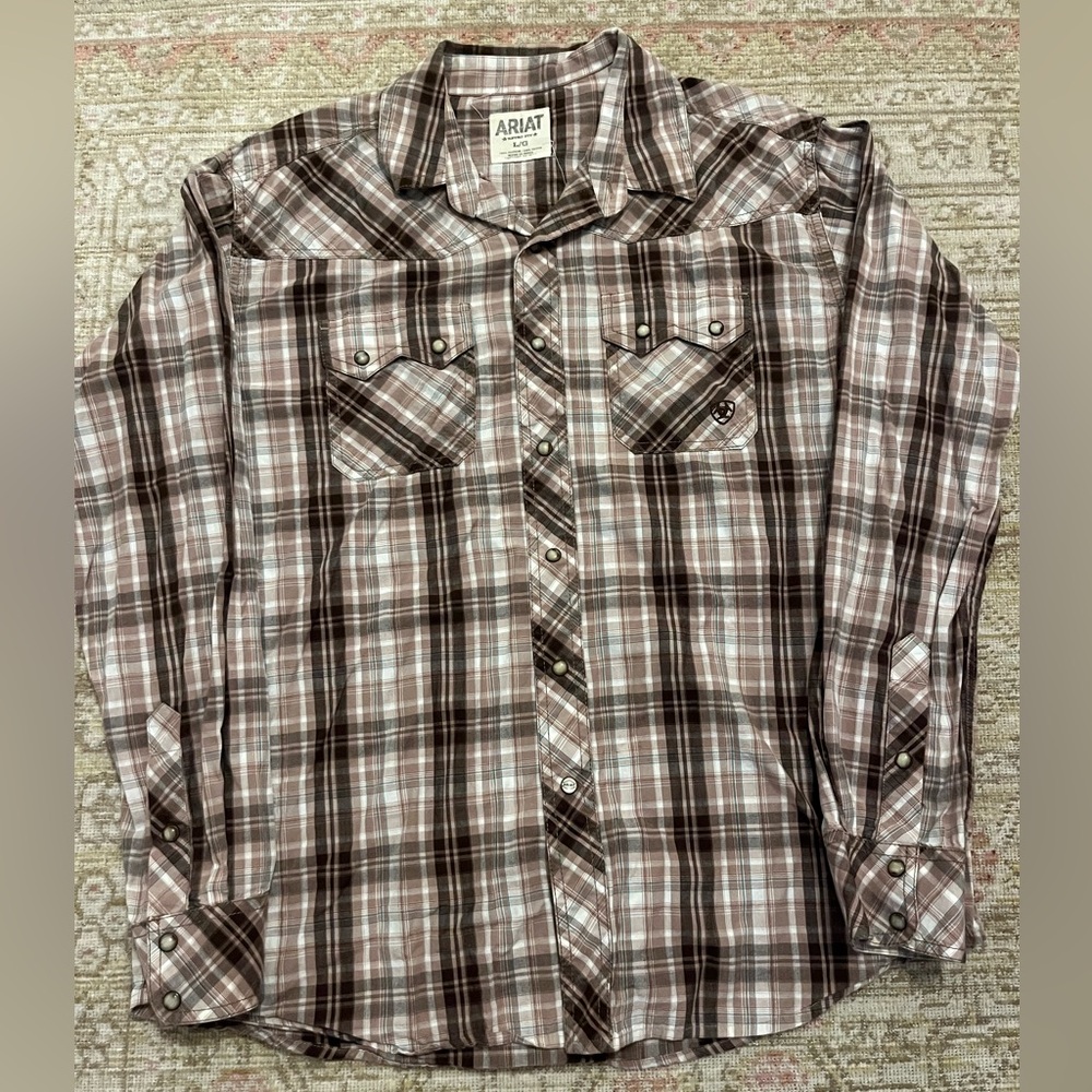 COPY - Men’s Large Ariat Retro Fit Pearl Snap Western Shirt